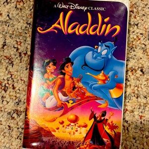 Used, DISNEY Aladdin VHS Black Diamond 1662